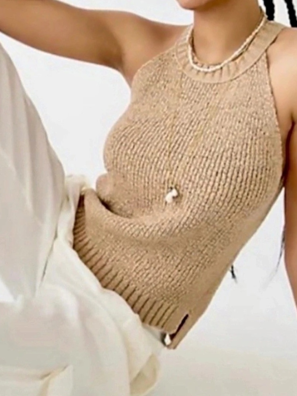 J.Crew sleeveless woven top.